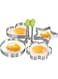 FDTY Kitchen Stainless Steel Fried Egg Mold Heart Pancake Mould Mold Ring Cooking Fried Egg Shaper（Set of 4）