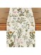 Bolivia's Spring Table Runner, 13x72 Inch Farmhouse Rustic Holiday Kitchen Dining Table Decoration, Wildflowers Floral Spring Table Runner for Indoor Outdoor Dinner Home Party