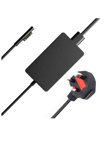 65W Charger For Microsoft 15V 4A Laptop Adapter for Surface Pro 10, 9, 8, 7+, 7, 6, 5, 4, 3, X,Windows Surface Laptop 1,2,3,4,5,6,Surface Go 2 Go 3,Surfa