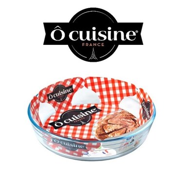 OCuisine 2.1L Round Cake Dish - Borosilicate Glass, Thermal Shock Resistant
