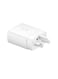 Adapter Type C 45W PD With USB-C To USB-C Cable White