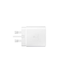 Adapter Type C 45W PD With USB-C To USB-C Cable White