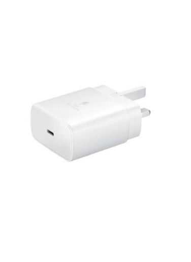 Adapter Type C 45W PD With USB-C To USB-C Cable White