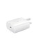 Adapter Type C 45W PD With USB-C To USB-C Cable White