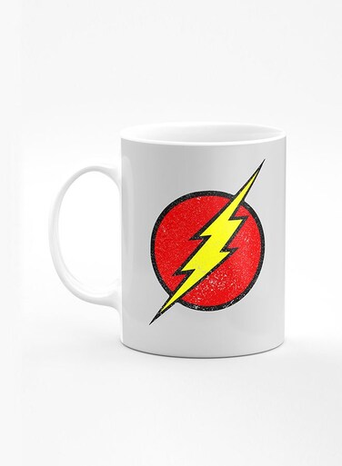 Designer Printed Coffee Mug with Heavy Duty Handle 11oz Ceramic Personalised Gift Mugs Cup [Microwave Safe &amp; Dishwasher Proof] - Who Flash?