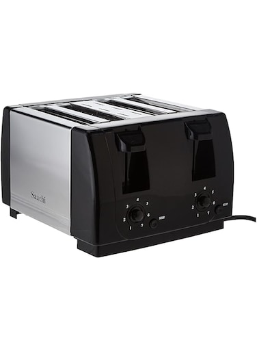 Saachi 4 Slice Toaster, White [4564]