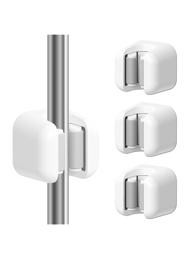 Bolivia's Broom Holder Wall Mount, 3 Piece Broom and Mop Holder Wall Mounted, Holds Self Adhesive No Drilling Holder Wall Mount, Broom Holder Wall Mounted, Wall Gripper for Bathroom, Garden, Garage