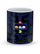 Stylizedd Designer Printed Coffee Mug with Heavy Duty Handle 11oz Ceramic Personalised Gift Mugs Cup [Microwave Safe &amp; Dishwasher Proof ] - Pacman