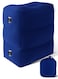 Inflatable Airplane Travel Pillow Adjustable Height Cushions for Kids to Sleep While Traveling Suitable for Office Home and Any Travel Blue 43x38x23cm