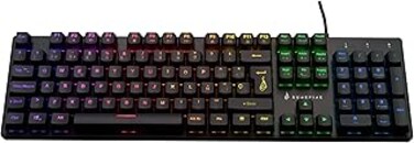 SureFire KingPin M2 Mechanical Gaming Keyboard Spanish, Gaming Multimedia Keyboard Full Size, RGB Keyboard with Lighting, 100% Anti-Ghosting Keys, Spanish Layout QWERTY