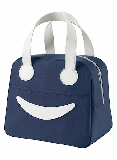 Lunch Bag for Womens and Mens, Reusable Insulated Cooler Lunch Bag (Blue)