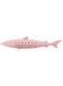 Cat Toy, Interactive Cat Fish Shape Chew Toy Silicone Cat Chew Toys, Pet Cat Molar Teeth Cleaning Simulation Fish Shape Training Interactive Toy for Cats Kittens (Pink, One size)