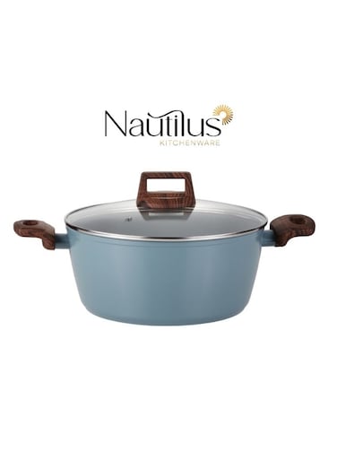 CASSEROLE 24CM, Coating Casserole, PFOA Free, Dishwasher Safe Skillet, Handle Cookware - Multicolor