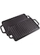 Victoria Rectangular Griddle, Reversible Cast Iron 13 x 8,3 Inch 7707231532333