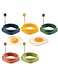 5 Pcs Silicone Egg Rings,Two-Sided Non Stick Pancake Molds, Fried Egg Cooking Rings Mold Ring Round with Handle for Fry Eggs Pancakes Reusable Fried Egg Mold, Round and Square