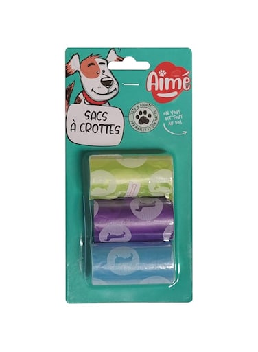 Aim&eacute; AGRO - REFILL 2X30 DOG POOP BAGS