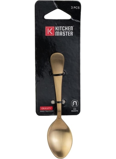 MASTER GOLD TEA SPOON 3PC PACK - GRAVITY