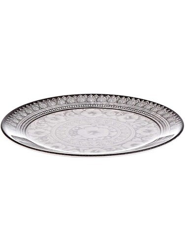 Servewell 27 Cm Antique Urmi Dinner Plate - White