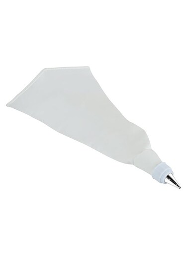 Cake Decor Set White/Silver