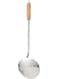 STEEL ZARA SKIMMER WOODEN HANDLE Silver/Brown 42.5cm