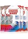 AMERTEER Vacuum Compression Storage Bags 10 Pack   3 Small, 3 Medium, 3 Large Clear Space Saver Bags &amp;Hand Pump   Double-Zip Seal &amp; Airtight Valve  80% More Storage for Travel, Clothes, Bedding &amp; More