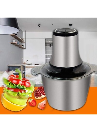 generic Mini Electric Chopper,with 800W Multifunction Food Processor,3L Stainless Steel Bowl Mixer,for Meat,Vegetables,Onion,Fruits Garlic Minced Pepper Machine