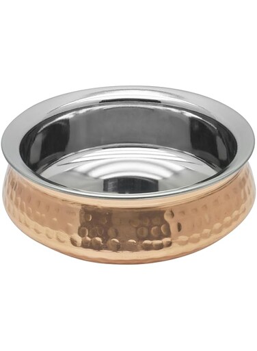 RAJ COPPER HANDI SERVING BOWL WITHOUT LID, 17 CM , COPPER, TCH003, CURRY BOWL , SERVING BOWL , BIRYANI BOWL