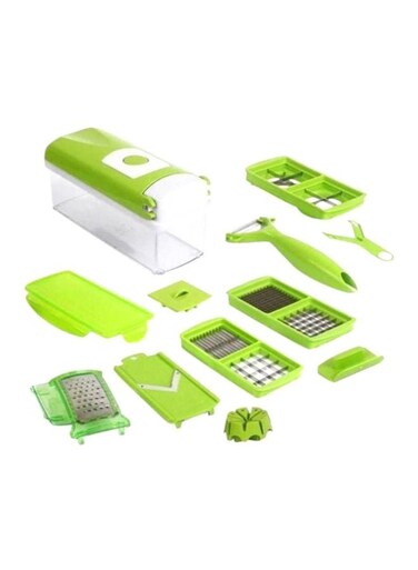 Dicer 12-In-1 Vegetable Fruit Slicer Multicolour