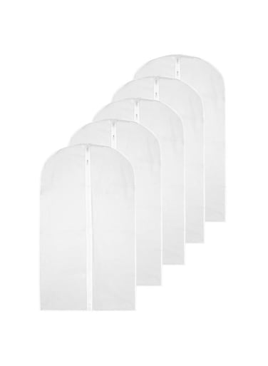 Pcs Clear Zipped Clothes Covers Waterproof Dustproof Cover Clothes Storage Bags 60 x 100cm