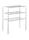 Dubai Gallery 3-Tier Multifunctional Storage Rack Silver 22.4X11.8X25.6Inch