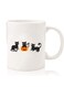 Premium Quality Two Sided Printed Coffee Mug Tea Cup For Home Office, Kids Men Women Cats Pumpkin Halloween2-01