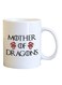 Your Wall Mother Of Dragons Printed Coffee Mug White/Black/Red