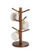 MyLifeUNIT Mug Holder Tree, Coffee Cup Holder with 6 Hooks (Brown)