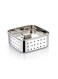 Stainless Steel Square Shape Indian Paneer/Tofu Press Mould Maker (450 Ml), Size-12.5X12.5X4.5 cm, Silver