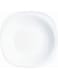 Luminarc 22.5 cm Carine Glass Soup Plate, White, 1 Piece