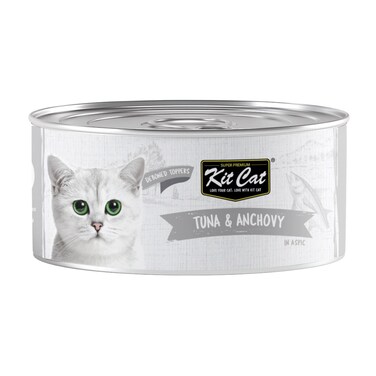 Kit Cat Deboned Tuna &amp; Anchovy Toppers 80g (1 Box -24pcs)