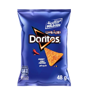 Doritos Sweet Chilli Pepper Chips, 48g