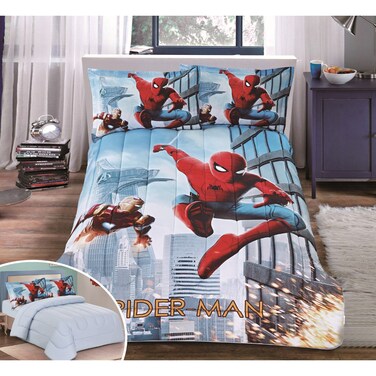 STARGOLD Comforter 4 Pieces Set Digital Print, Fittedsheet, Pillow Sham Comforter 180X240 CM King Size SG-CPC2008