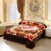 STARLIFE 2 Ply Raschel Premium Quality Blanket 220CM &times; 240CM 16 LBS, 100% SPUN YARN Virgin Polyester Materials, SL-BL5514