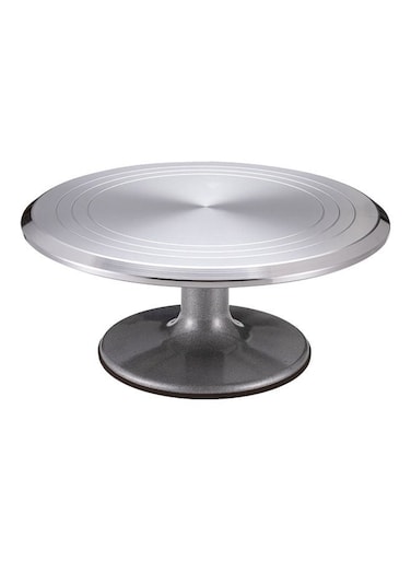 Alloy Cake Turntable Silver/Grey