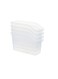 East 4-Pack Clear Pp Fridge Storage Bins &acirc;&euro;&ldquo; Small Size, Multi-Purpose Organizer For Refrigerator, Pantry &amp; Kitchen 30 X 13.3 X 17Cm