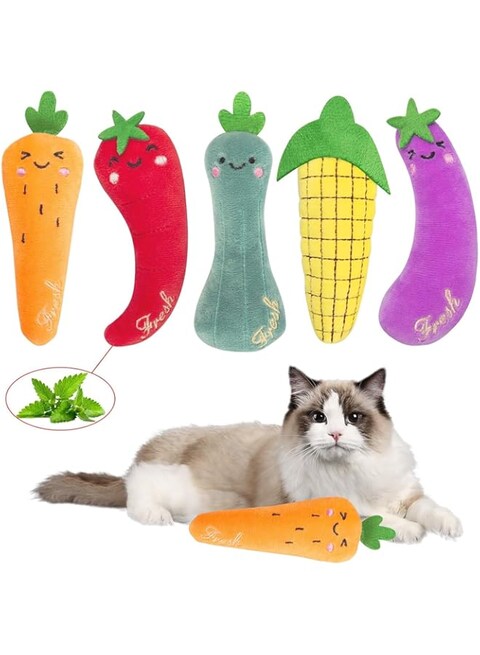 Masroo Catnip Toys, Cat Toys, Catnip Toys for Cats, Cat Toys with Catnip, Cat Toys for Indoor Cats, Interactive Cat Toy, Cat Chew Toy, Cat Pillow Toys, Cat Toys for Kittens Kitty