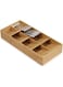Joseph Joseph Drawer Store Large Compact Cutlery Drawer Organiser 8 Compartments Holds 48 Pieces Bamboo