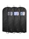 152CM Dress Garment Bags set of 3 for Hanging Clothes Travel, Gusseted Garment Bags for Closet Storage with Handles for Long Gowns, Coats (110CM)