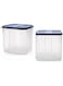 Signoraware Square Modular Container Set 4.5 Litres Set of 2 Mod Blue