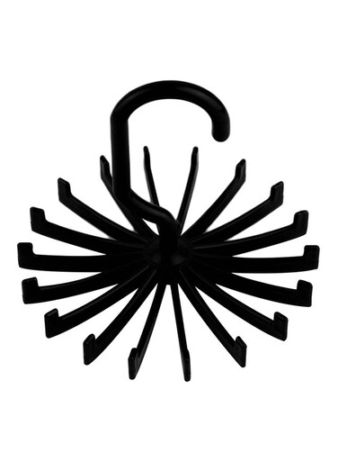 18-Neck Ties Hanger Organizer Black