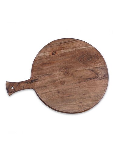 Home Rabaha Acacia Round Chopping Board 40.6x30.4x1.5cm -Natural