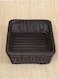 1-Piece Handmade Bamboo Rattan Rectangular Fruit Basket Food Storage Bowls Service Tray Kitchen Organizer 40x30x10cm