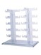 WANGCL Acrylic 10 Pairs Sunglasses Organizer Double Row Sunglasses Rack Holder Glasses Show Display Stand Organizer (Clear)