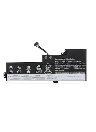 REPLACEMENT 11.46V 24Wh/2095mAh 01AV421 01AV489 SB10K97576 Laptop Battery Compatible for Lenovo ThinkPad T470 A475 T480 A485 TP25 Series